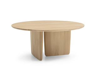 TOBI-ISHI - Round wooden table _ B&B Italia